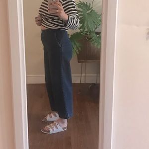 Rachel Comey cropped wide leg sailor Jean